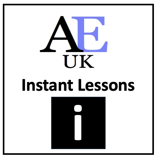 instant academic English Lessons by AEUK